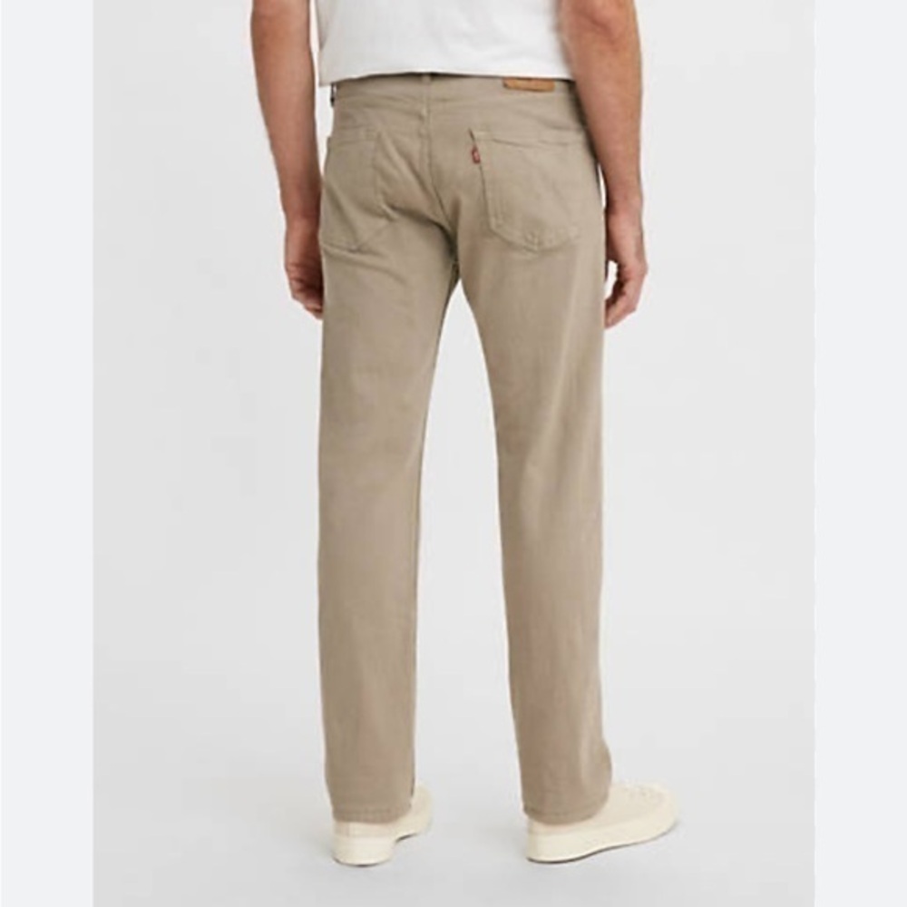 Levi’s 505 regular straight leg khaki jeans size 36x34 NWT